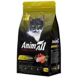 Hrana uscata pentru pisici ANIMALL cu pui proaspat, 1.5 kg