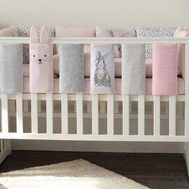 Set aparatoare tip gard VERES Summer Bunny Pink 154.05.11, 6 buc.