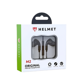 Căști HELMET 3,5 mm cu microfon M2 Series, negre