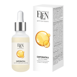 Ser pentru față ELEN COSMETICS Antioxidant cu vitamina C, 30 ml