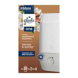 Автоматический освежитель воздуха GLADE ONE Sense&Spray Sandal&Jasmine, 10 мл