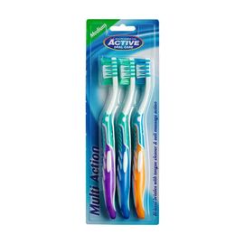 Зубная щетка BEAUTY FORMULAS Active Multi Action 3 шт.