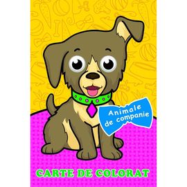 CARTE DE COLORAT. Animale de companie (cu ochisori)