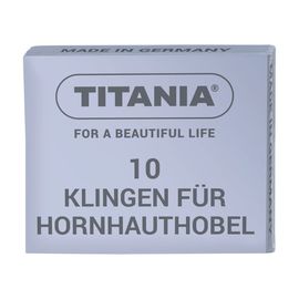 Lame de rezerva TITANIA pentru cutit pentru calcai, 1 x 10 buc