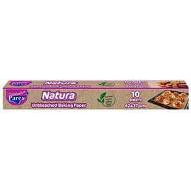 Пергаментная бумага для выпечки PAREX NATURA, 10 листов, 42x37 см