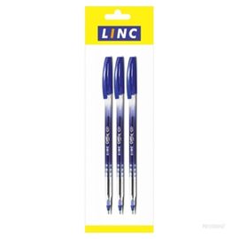 Набор ручек шариковых LINC Offix, синие, 3 шт