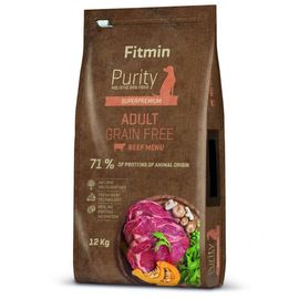Корм Fitmin Dog Purity GF Adult Beef, сухой, 12кг