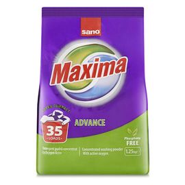 Сухой стиральный порошок MAXIMA ADVANCE 1.25кг