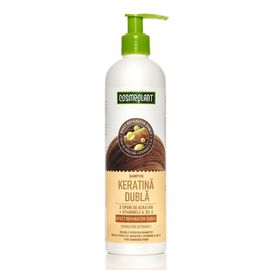 Sampon COSMEPLANT, Keratina dubla, 400 ml