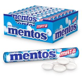 Жевательное драже MENTOS мятный, 37 г