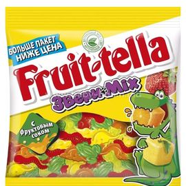 Мармелад FRUIT-TELLA зоо микс, 70 г