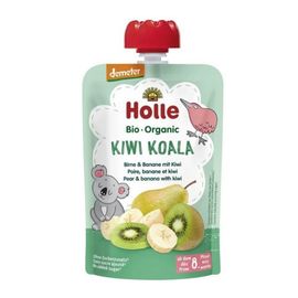 Пюре HOLLE Kiwi Koala груша, банан, киви, 8 мес+, 100г