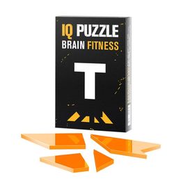 Joc de logica IQ PUZZLE Letter T, 4 piese