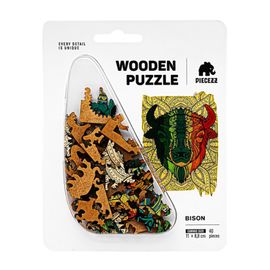 Головоломка PIECEZZ PUZZLE Mini Bison, 40 деталей
