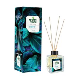 Difuzor decorativ GREEN WORLD Natural cu betisoare, 100 ml