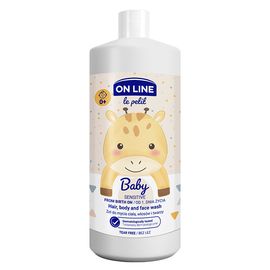 Gel de dus ON LINE Sensetive 3in1, pentru copii, hidratant, 850ml