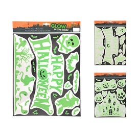 Autocolante pentru geam Halloween, fluorescente, 30*42cm