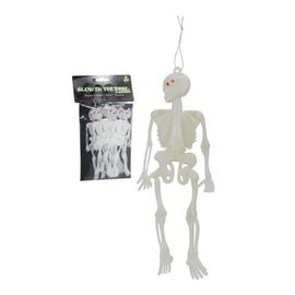 Suvenir Halloween, schelet suspendabil, 14.5cm, 8buc