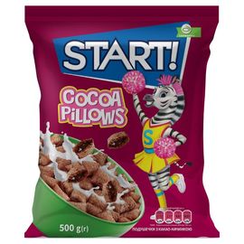 Подушечки START, с шоколадной начинкой, 500г