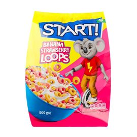 Ineluse START, cu gust de banana-capsuna, 500g