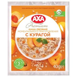 Каша AXA, овсяная, моментального приготовления, с курагой, 40г