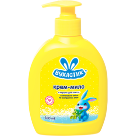 Sapun-crema lichid  ВУХАСТИК pentru copii, cu aloe, 300 ml