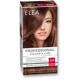 Vopsea pentru par SOLVEX Elea, 5.4 - Castaniu auriu, 138 ml