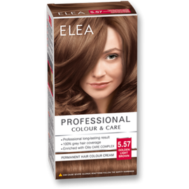Vopsea pentru par SOLVEX Elea, 5.57 - Saten auriu deschis, 138 ml