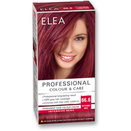 Vopsea pentru par SOLVEX Elea, 66.6 - Rosu intens, 138 ml