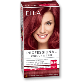 Vopsea pentru par SOLVEX Elea, 66.64 - Rosu magma, 138 ml