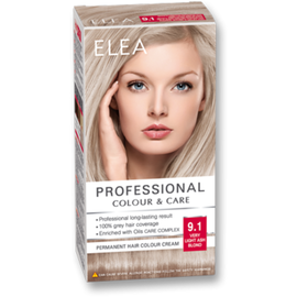 Vopsea pentru par SOLVEX Elea, 9.1 - Blond cenusiu foarte deschis, 138 ml