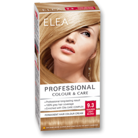 Vopsea pentru par SOLVEX Elea, 9.3 - Blond auriu deschis, 138 ml