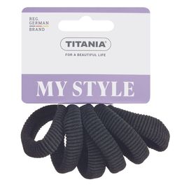 Elastice de par TITANIA Poney Terry, mediu, 6buc