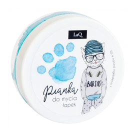 Mousse pentru curatare maini LAQ pentru copii, albastru, 20 ml