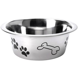 Castron pentru animale Pets 0.75 l, D16 x 6 cm, inox