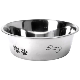 Castron pentru animale Pets 2.5 l, D24 x 8 cm, inox