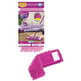 Насадка для швабры PAREX Clean Corners, микрофибра