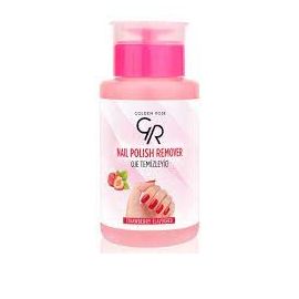 Solutie pentru indepartarea ojei Golden Rose Strawberry Pump 200ml