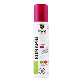 Aerosol impotriva tantarilor, capuselor si muscacilor VACO KIDS 3 in 1, pentru copii peste 3 ani, 100 ml