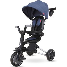 Bicicleta pentru copii QPLAY Nova Plus Rubber Blue