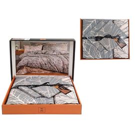 Постельное белье NEWHOME Ranforce Botanik, двуспальное, поликоттон