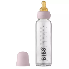 Бутылочка BIBS Dusty Lilac, стеклянная, с латексной соской, 0+ мес, 225 мл