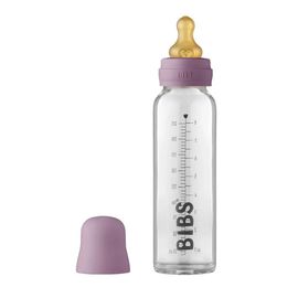 Бутылочка BIBS Mauve, стеклянная, антиколиковая, с латексной соской, 0+ мес., 225 мл