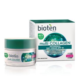 Crema de zi BIOTEN Multi Colagen, SPF 10, anti-imbatranire, 50 ml