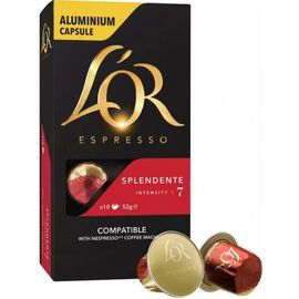 Кофе L'OR Espresso Splendente, в капсулах, 10 шт