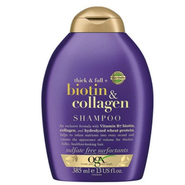 Sampon OGX, pentru volum, cu biotin collagen, 385 ml