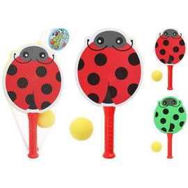 Set tenis pentru copii, 2 palete si minge 6 cm