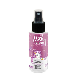 Spray de corp stralucitor pentru copii Milky Dream Kids, Unicornul Fermecat, 100 ml