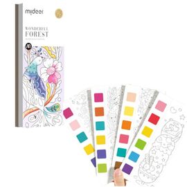 Книжка - раскраска MIDEER Чудесный лес