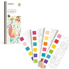 Книжка-раскраска MIDEER Зачарованный сад